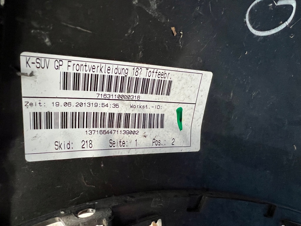 фото №7, Vw tiguan lift 10-14 5n0 бампер передний