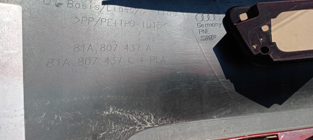 Бампер перед передний audi q2 81a s-line 16-20rok 81a807110a 81a807437a org Цена