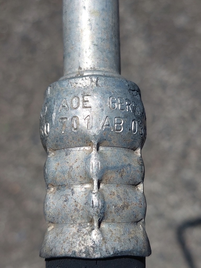 фото №9, Шланг кондиционера audi a6 c4 1,8 2,0 1,9tdi 4a0260701ab резьба ok