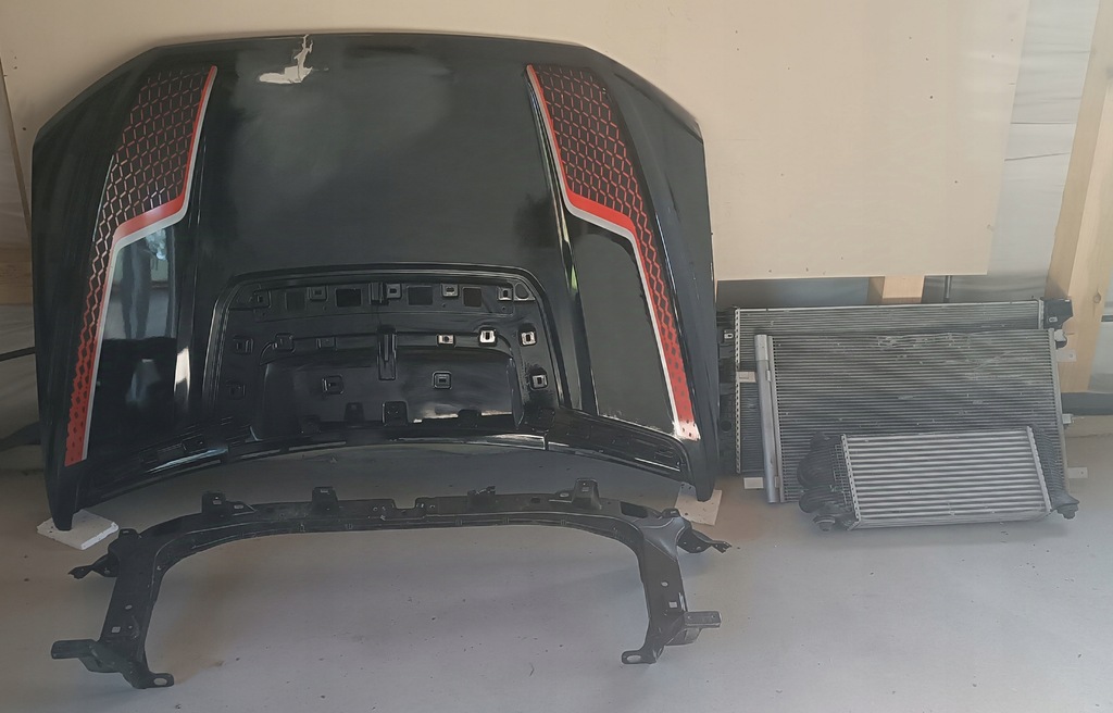 фото №2, Ford raptor f150 комплект капот радиатор pas усилитель