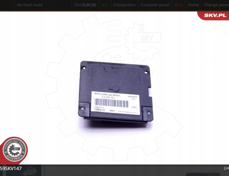 фото №8, Модуль повороту 59skv147 vw passat b6 touareg 7l6941330