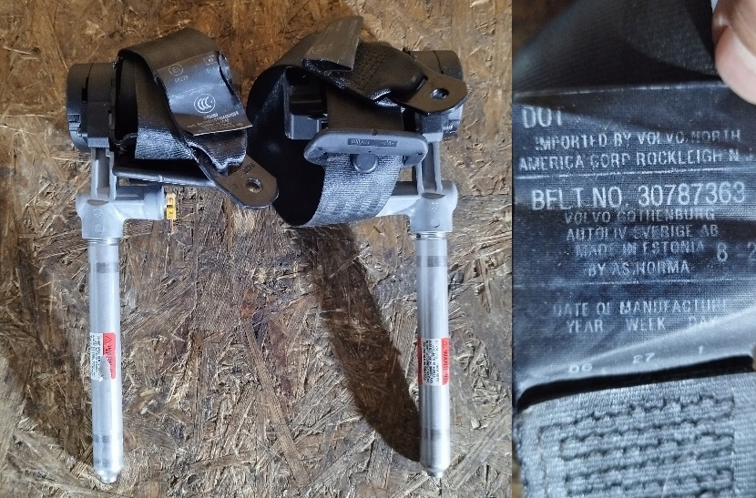 фото №1, Pas правий задня volvo c70 ii 30787363 гарантія