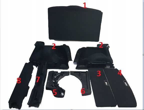 фото №1, Підлога обшивка багажника nissan qashqai ii j11