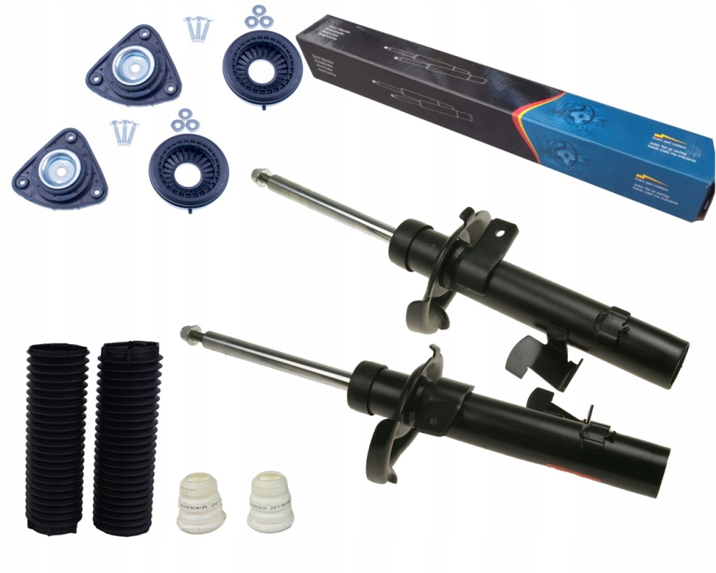 фото №1, 2x амортизатори підшипник захист відбійники v50 s40 c30 focus ii c-max mazda 3 5