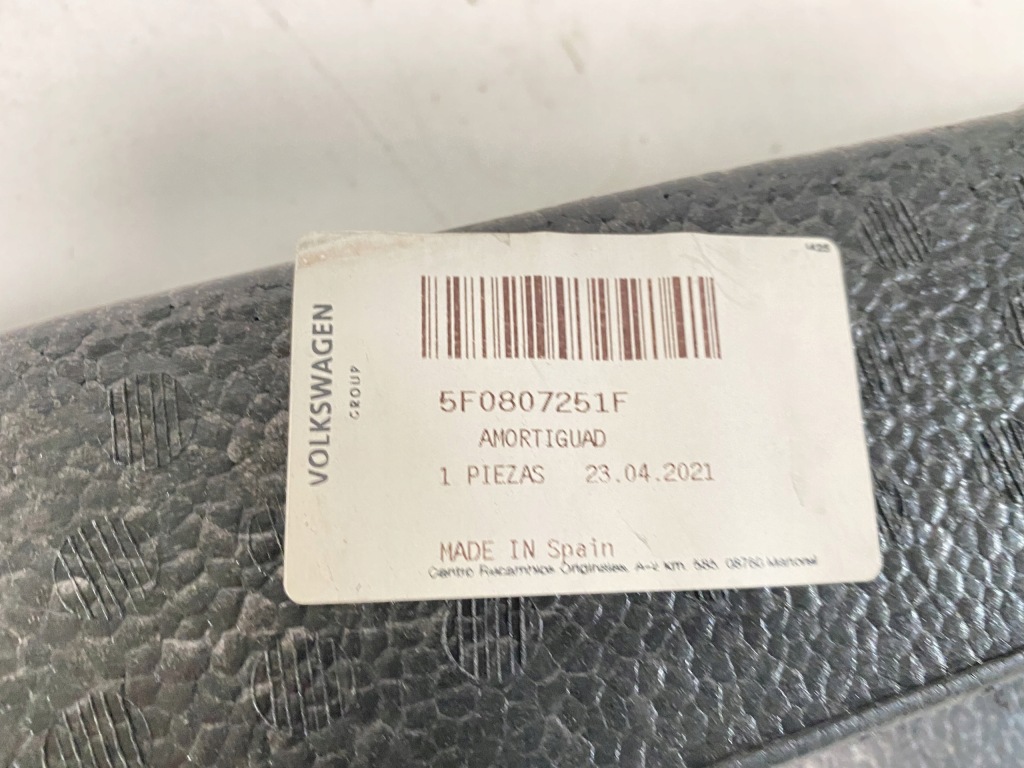 фото №2, Абсорбер пена бампера перед seat leon iii 5f0