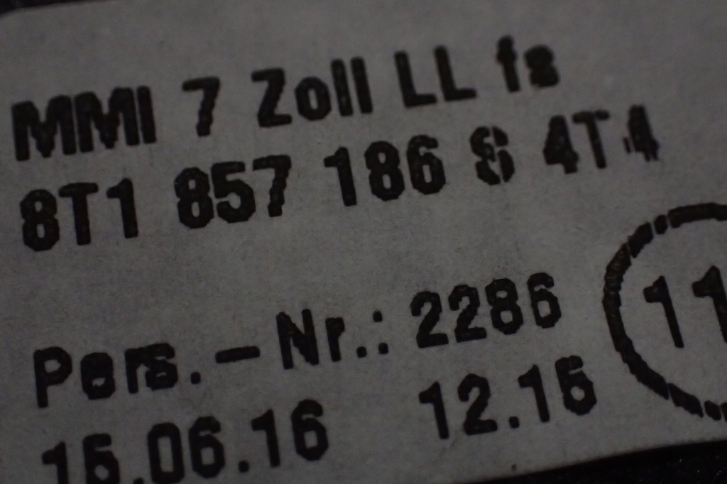 фото №5, Audi a5 8t захист mmi рамка 8t1857186s