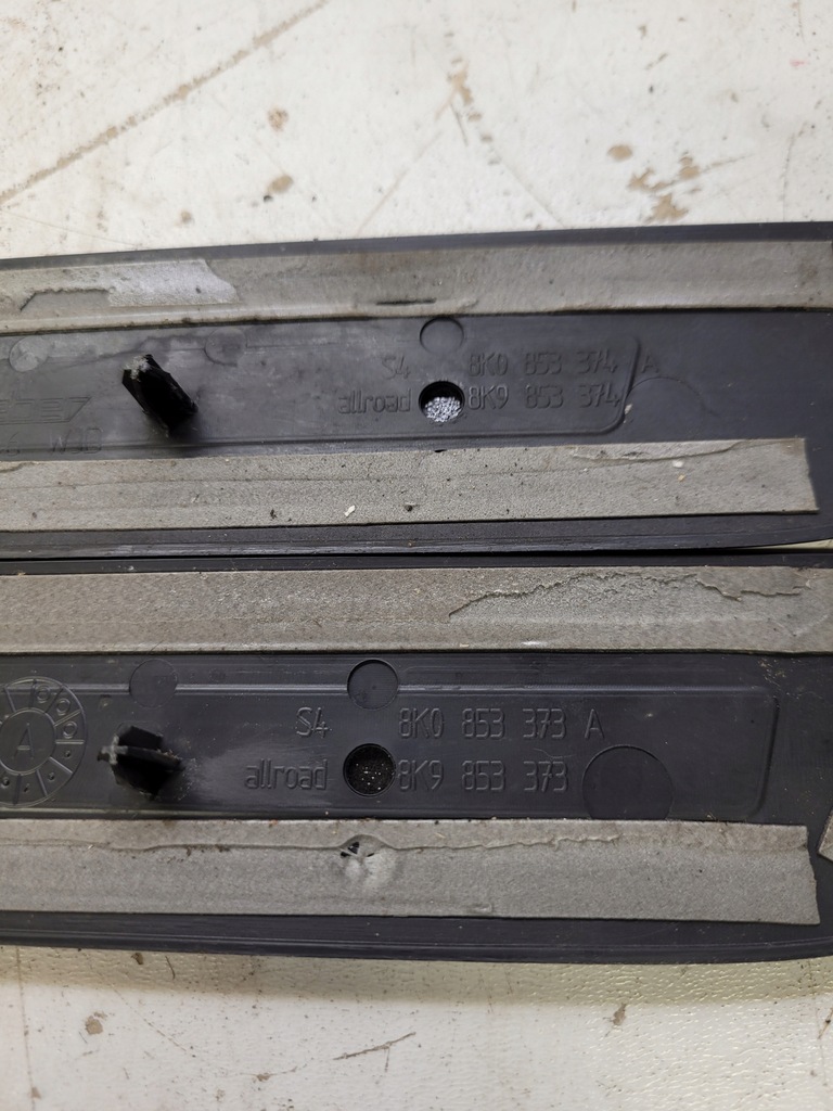 фото №7, Молдинг накладки порогові audi a4 b8 allroad оригінал