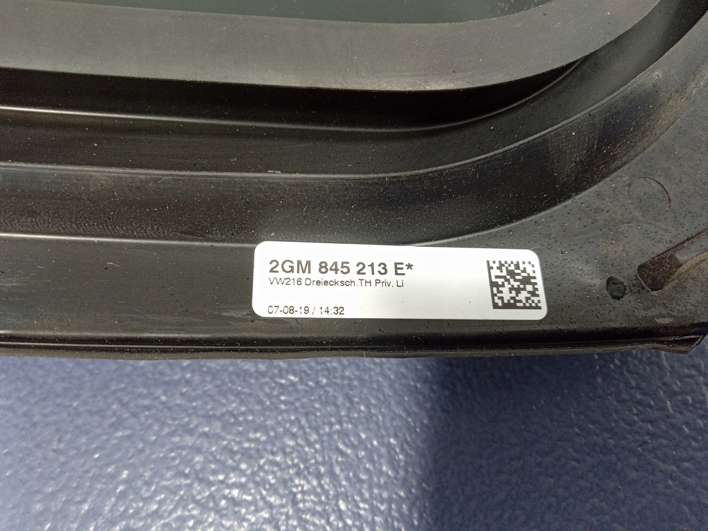 фото №5, Vw t-cross стекло дверь задняя левая треугольник 19r 2gm845213e