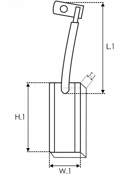 фото №1, Щітки генератора kpl.