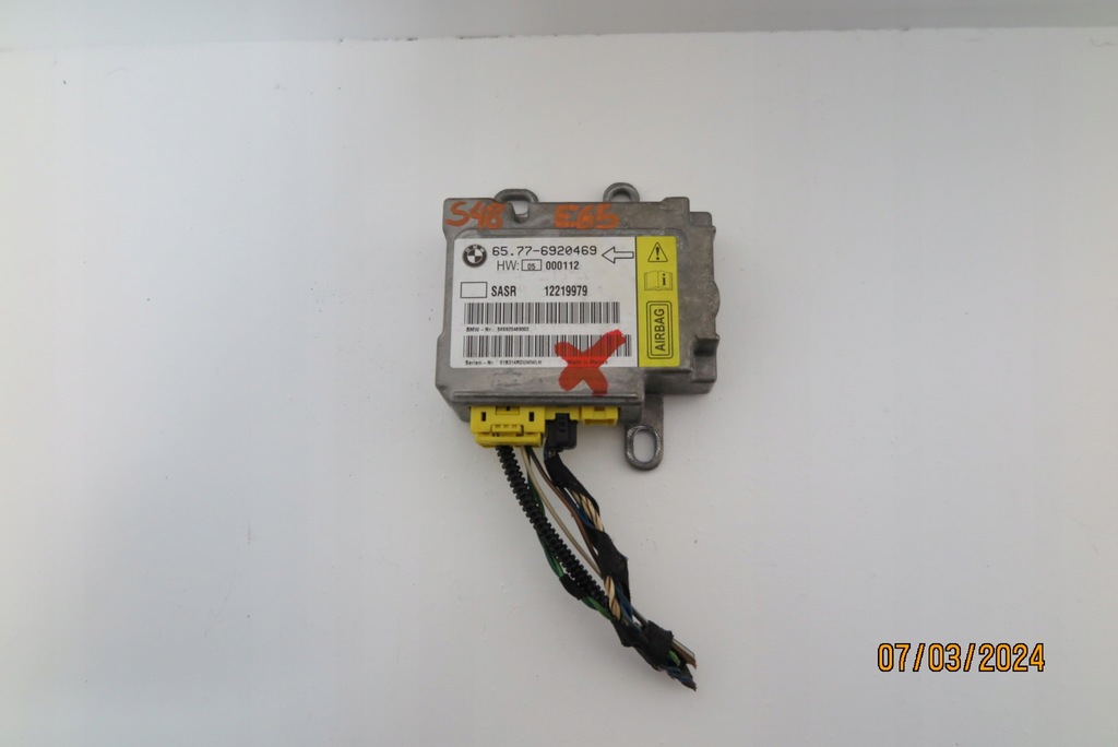 фото №1, Bmw e65 модуль датчик подушек подушка безопасности 6920469