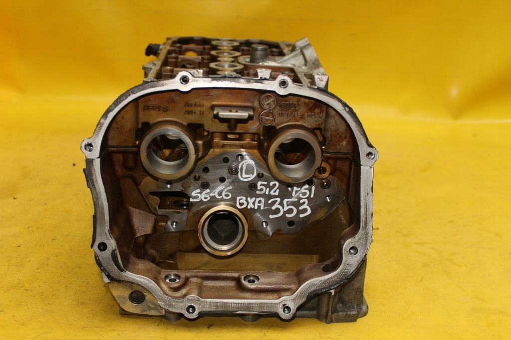фото №9, Головка ліва audi a6 c6 s6 c6 a8 d3 5.2 fsi bxa 07l103373j