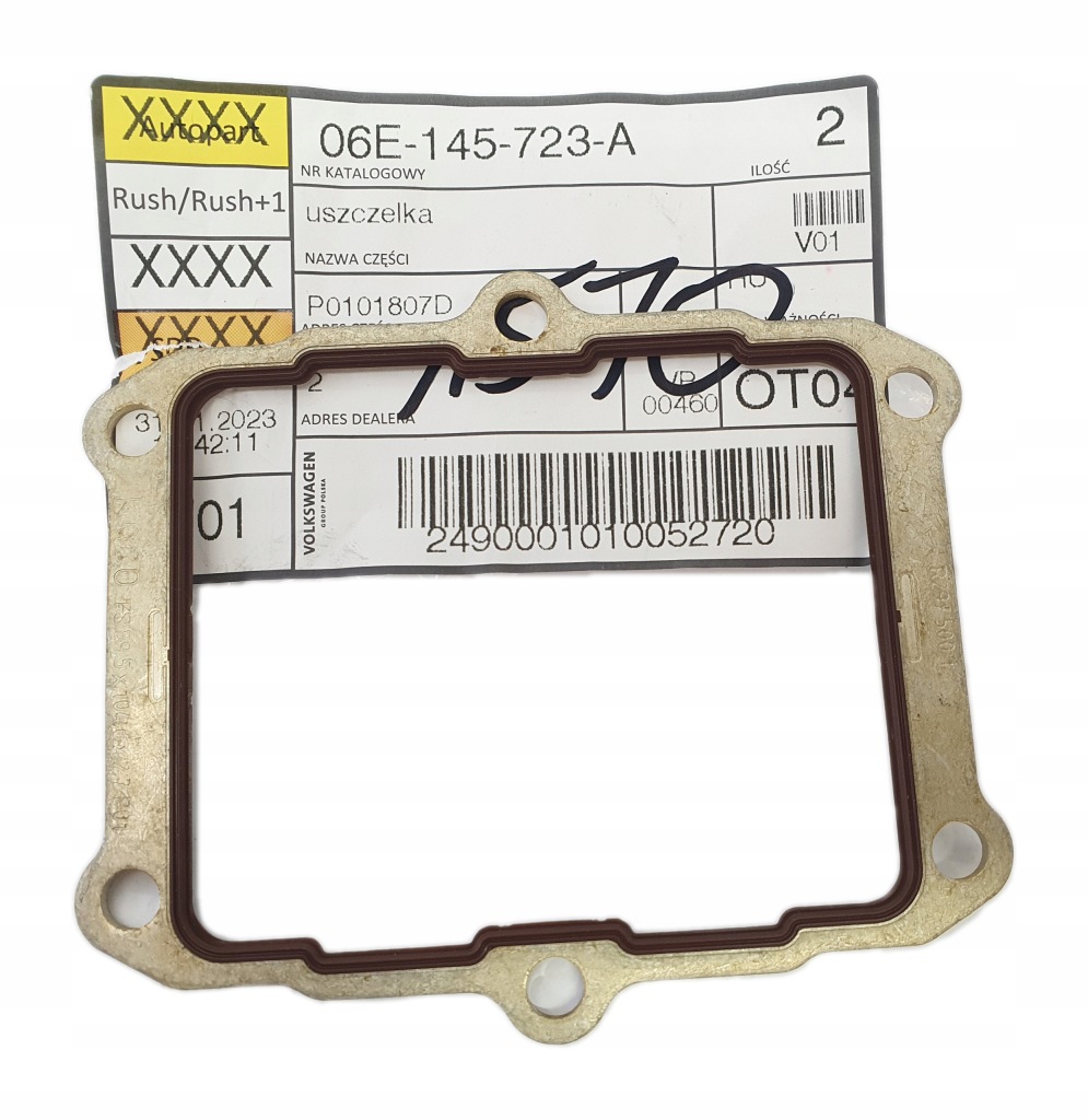 фото №1, Оригинальные audi оригинальный номер прокладка 06e145723a