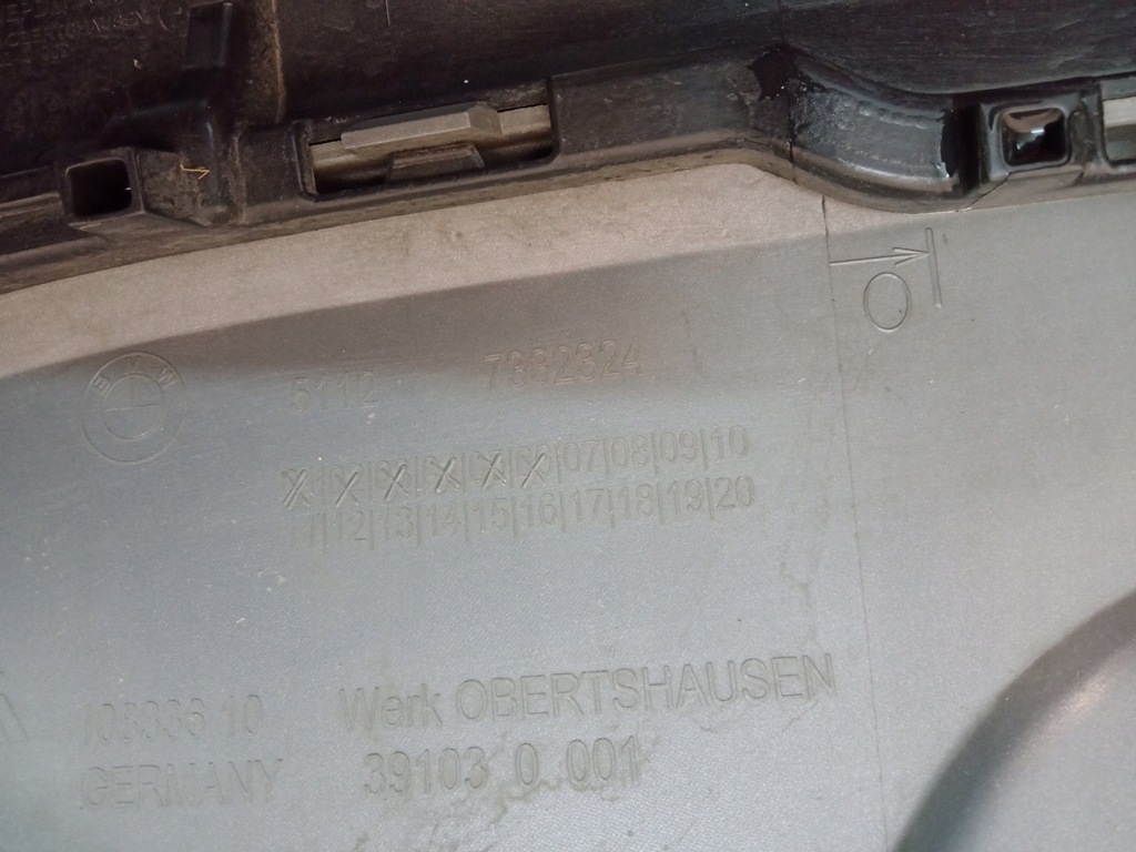 фото №11, Bmw x1 f48 спойлер бампера задняя задний накладка 7332324