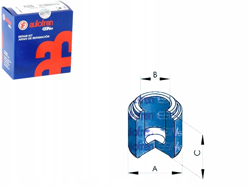 фото №1, Autofren поршень суппорт audi q7 3.0 tdi 4l