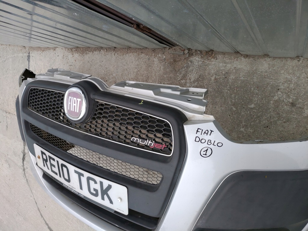 фото №10, Бампер перед kompletny fiat doblo ii 612 10-15