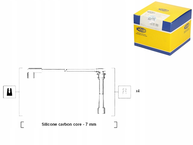 фото №1, Magneti marelli провода зажигания hyundai coupe 1