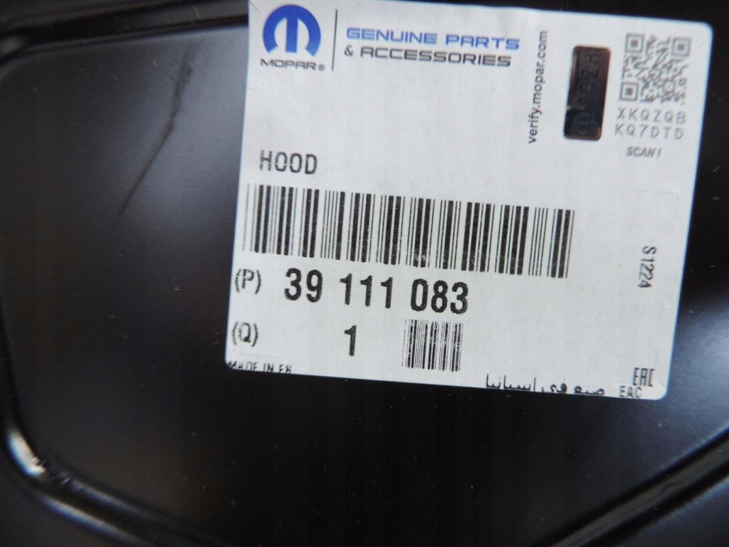 фото №9, Капот opel crossland przed liftem 39111083 13478976 nowa оригинал