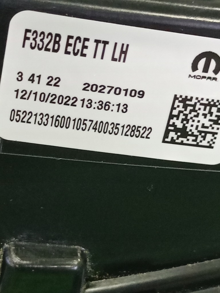 фото №8, Лампа задняя левая fiat 500 lift