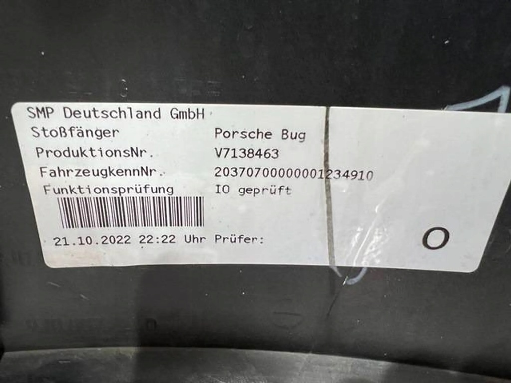 фото №9, Бампер перед передній porsche taycan 9j1 19-