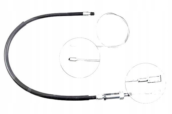 фото №1, A.b.s. трос гальма ручного citroen jumper 2.0 b