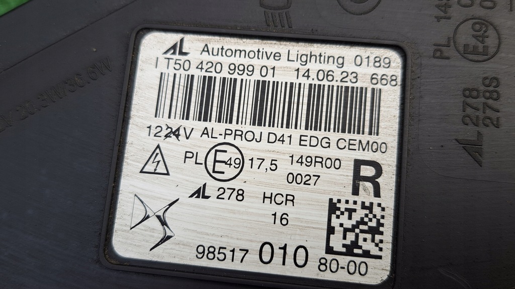 фото №5, Citroen ds4 2 ii full led лампа передняя