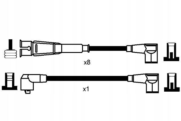 фото №2, Набір трубопровід запалювання mercedes s c126 s w116 s w126 sl r107