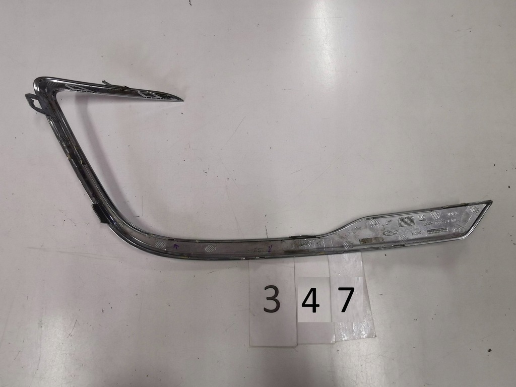 фото №9, Хром, молдинг решётки бампера ford kuga mk-3 vignale левая 347.