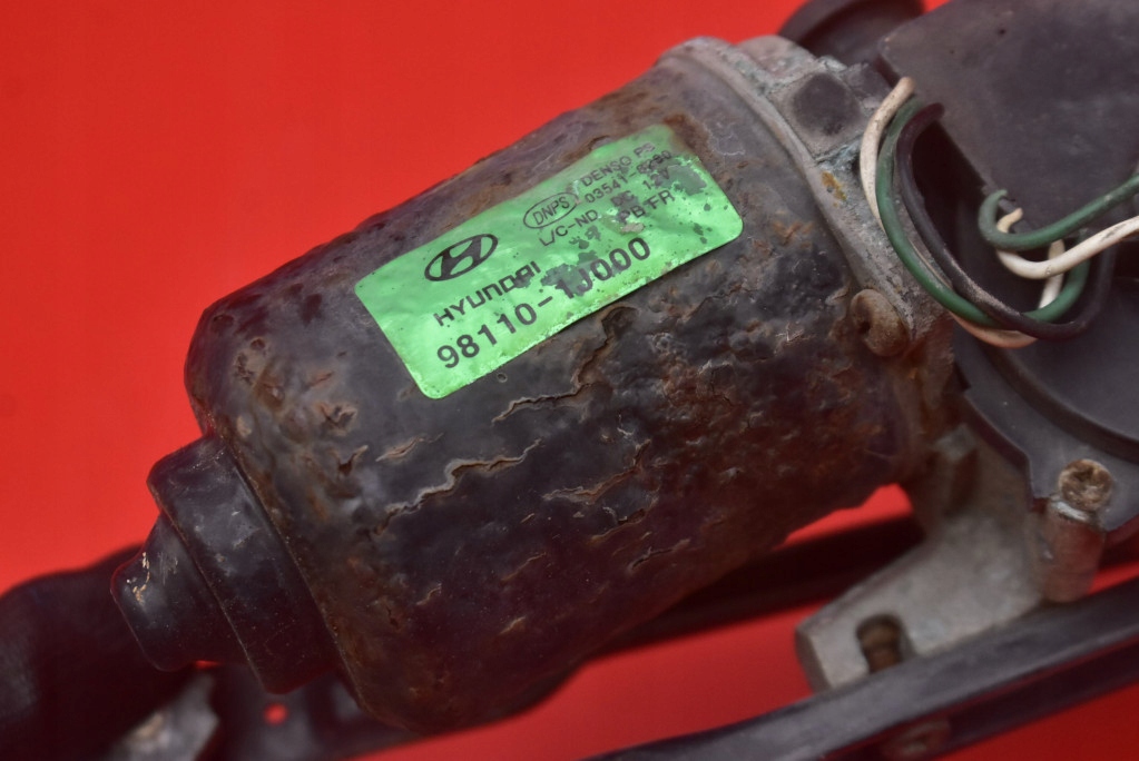 фото №8, Механизм моторчик дворник перед eu 98110-1j000 hyundai i20 1 i 08-12
