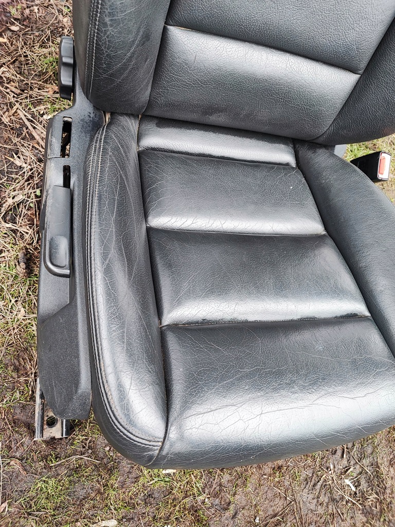 фото №7, Сиденье правый czarna кожа с подогревом audi a4 b6