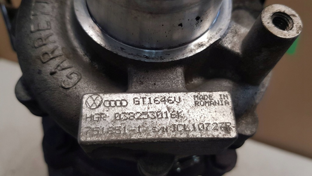 фото №6, Турбина турбонагнетатель 038253016k golf v leon ii a3 8p touran 1t0 1.9tdi