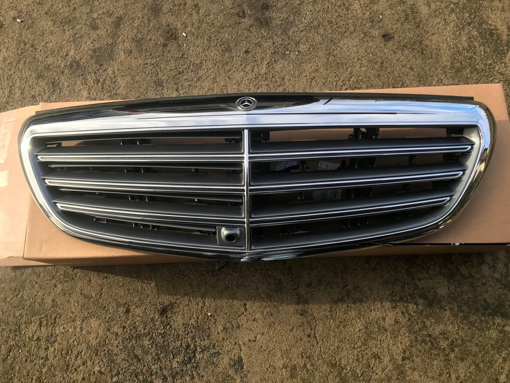 фото №12, Решітка радіатора mercedes w 213 lift жалюзі камера