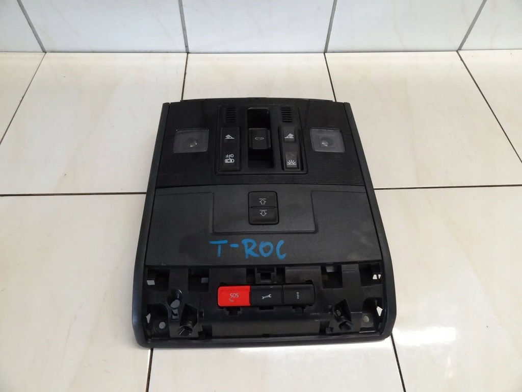 фото №1, Vw t-roc 2021 освещение кабины потолочный 5gm035624 ebv