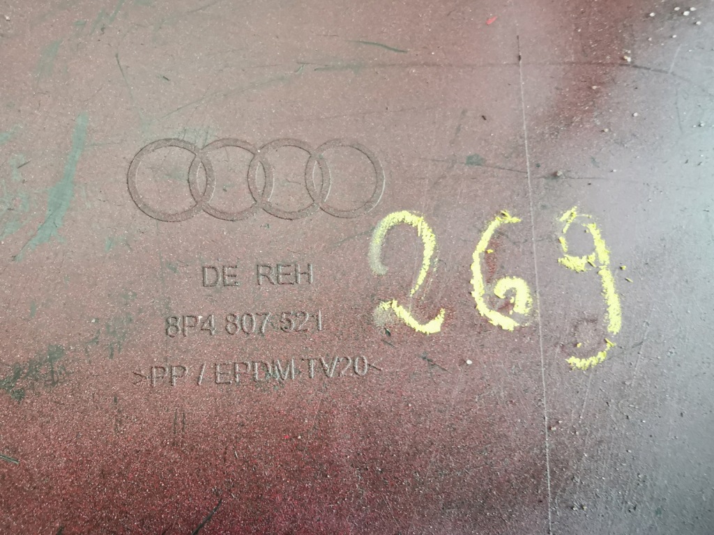 Спойлер накладка бампера задній audi a3 sportback Ціна