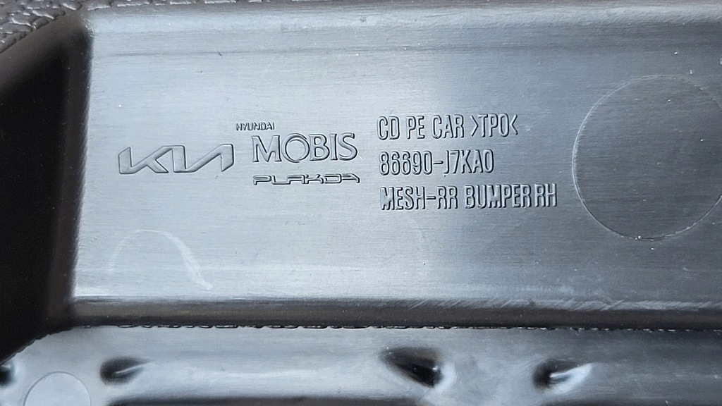 фото №9, Решётка заглушка бампер задняя правая kia ceed iii gt line 18- 86690-j7ka0 nowa