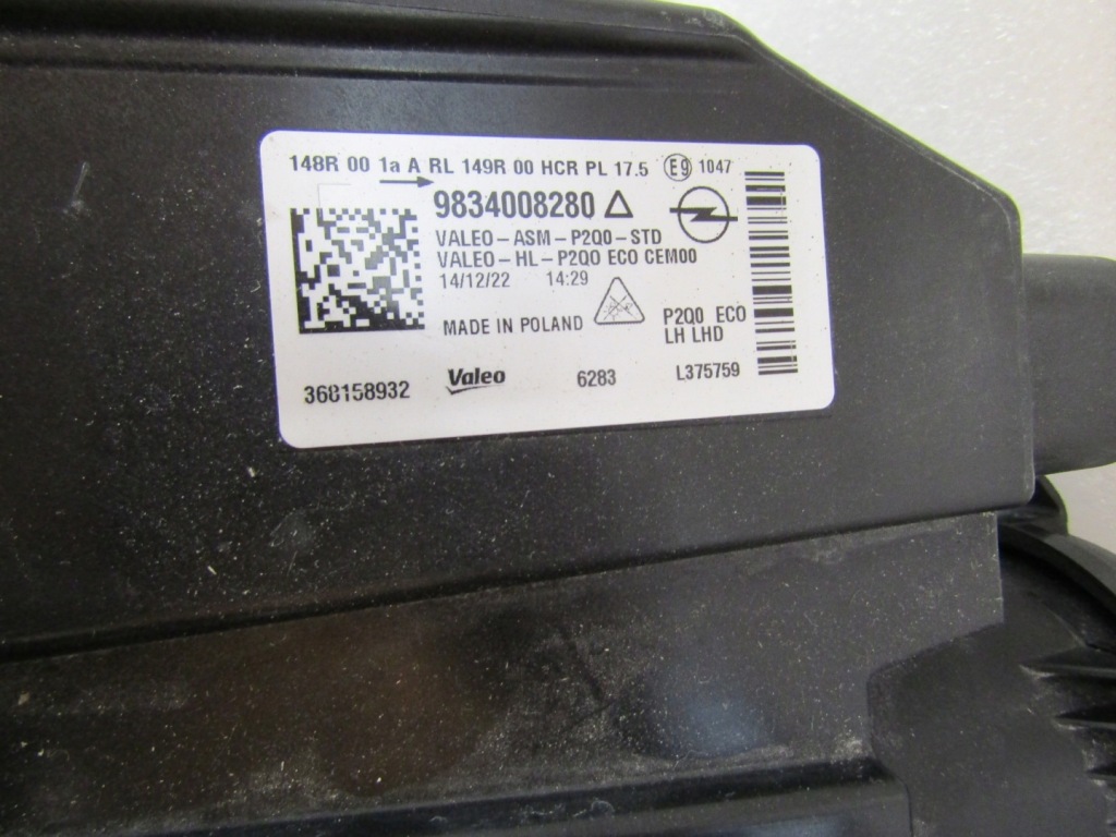 фото №8, Лампа перед opel mokka b ii 2 led 20- lh 9834008280