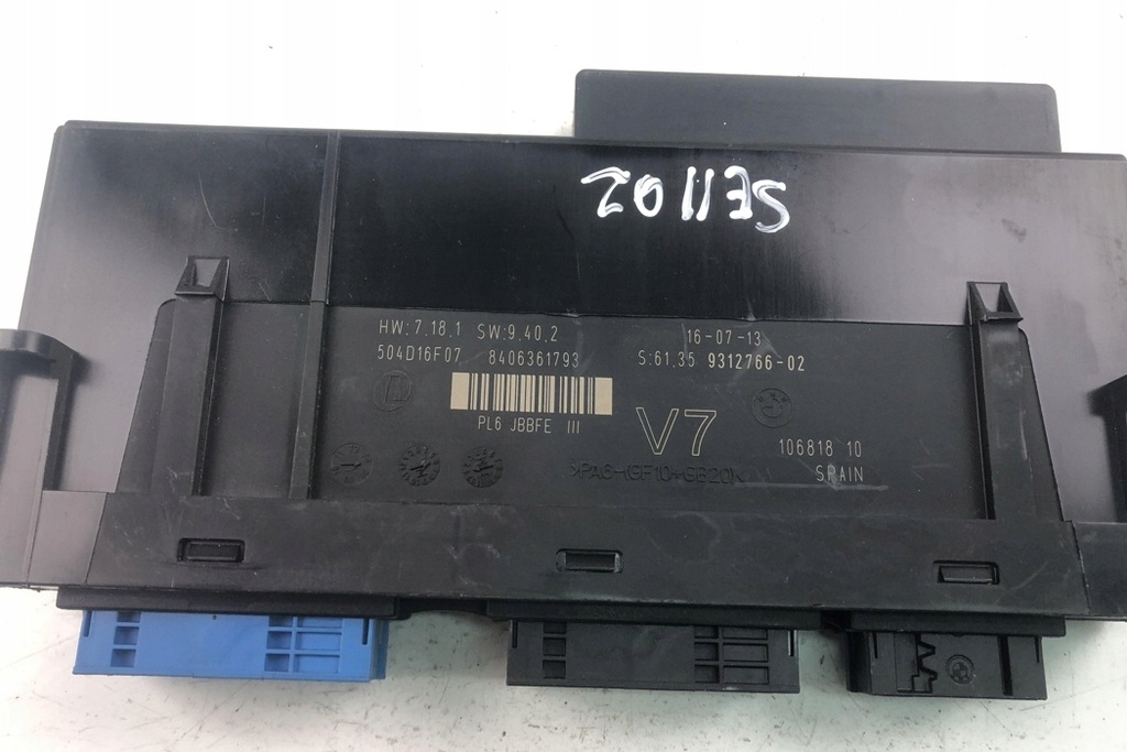 фото №1, Модуль комфорта bmw 5 f10 pl6jbbfe 2014