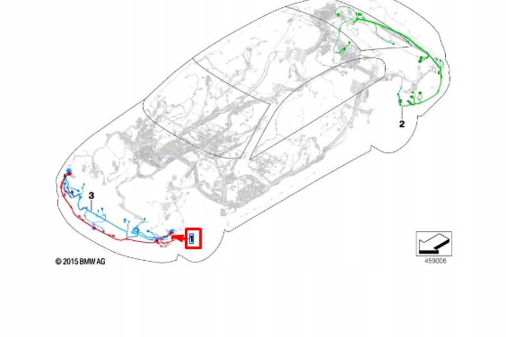 фото №8, Bmw 5 g30 передний бампер жгут трубопровод 6112 новый оригинальный 9832596