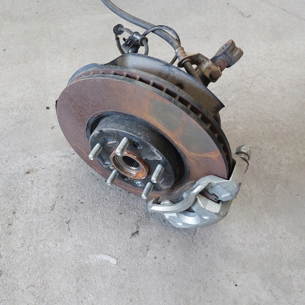 фото №8, Hyundai ix35 1,7crdi 2013 поворотный кулак правая передняя + суппорт + диск nowa