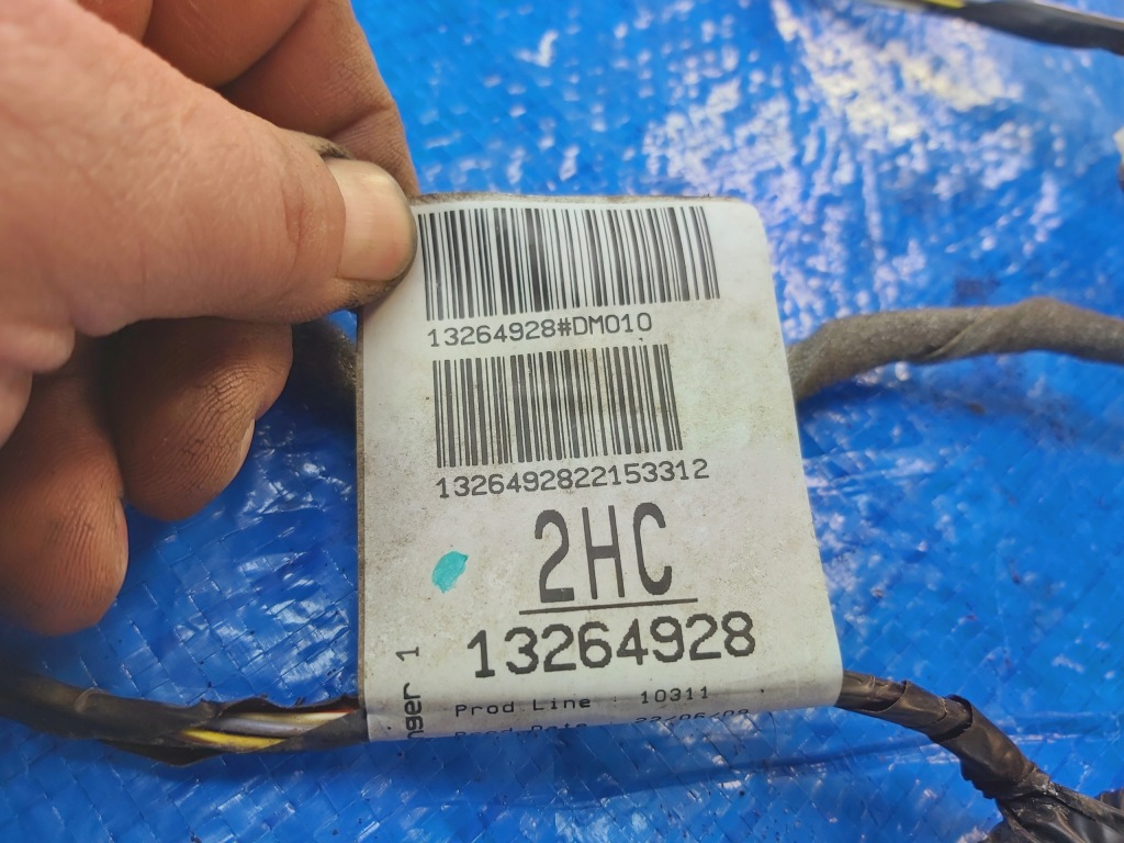 фото №11, Opel-części | insignia a джгут електропроводка двері права перед europ 13264928