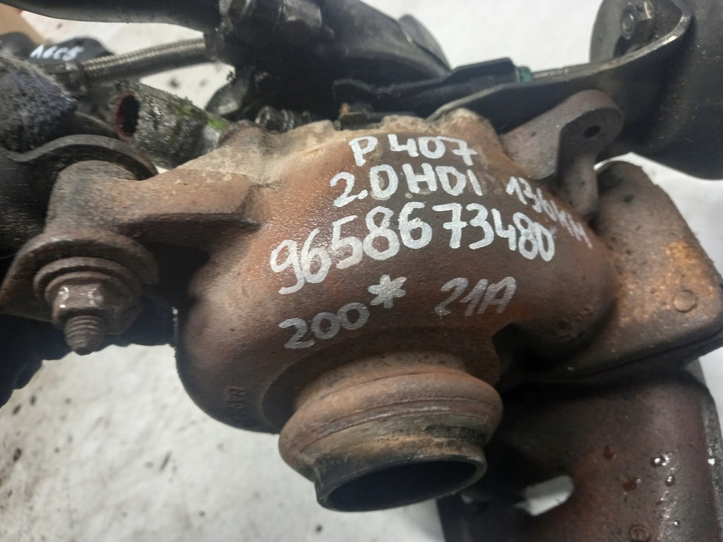 фото №5, Peugeot оригінальний номер 9658673480 турбонагнітач