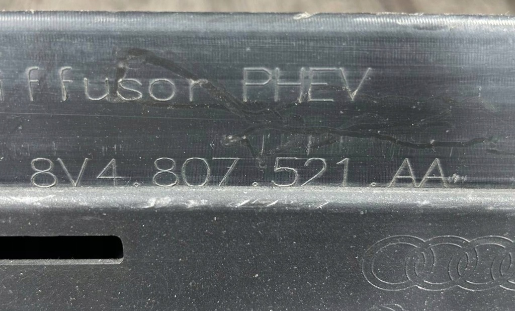 фото №14, Audi a3 iii 8v lift e-tron гібрид sportback 16-19 бампер задня 8v4807521aa