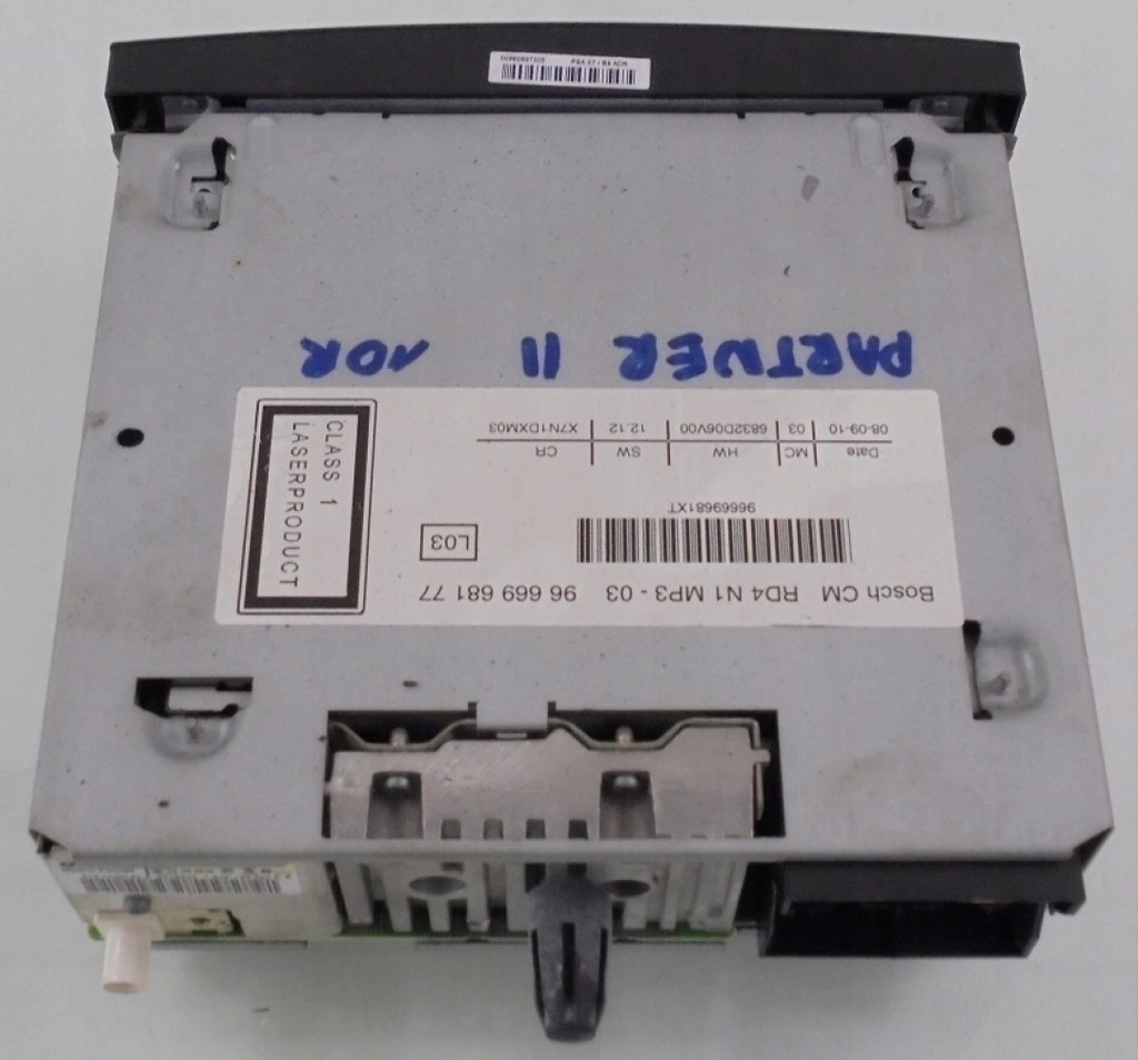 фото №2, Peugeot partner ii 10 r радиопроигрыватель радио cd