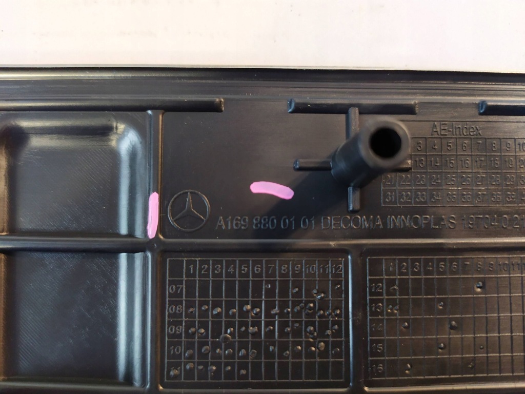 фото №13, Mercedes-benz a kl w169 молдинг бампера хром a1698800101 идеальное состояние оригинальный номер