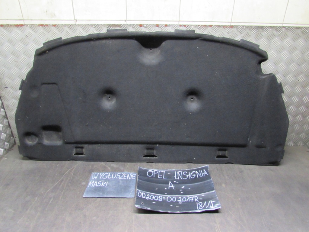 фото №1, Шумоизоляция капот opel insignia a 08-17r 13308394