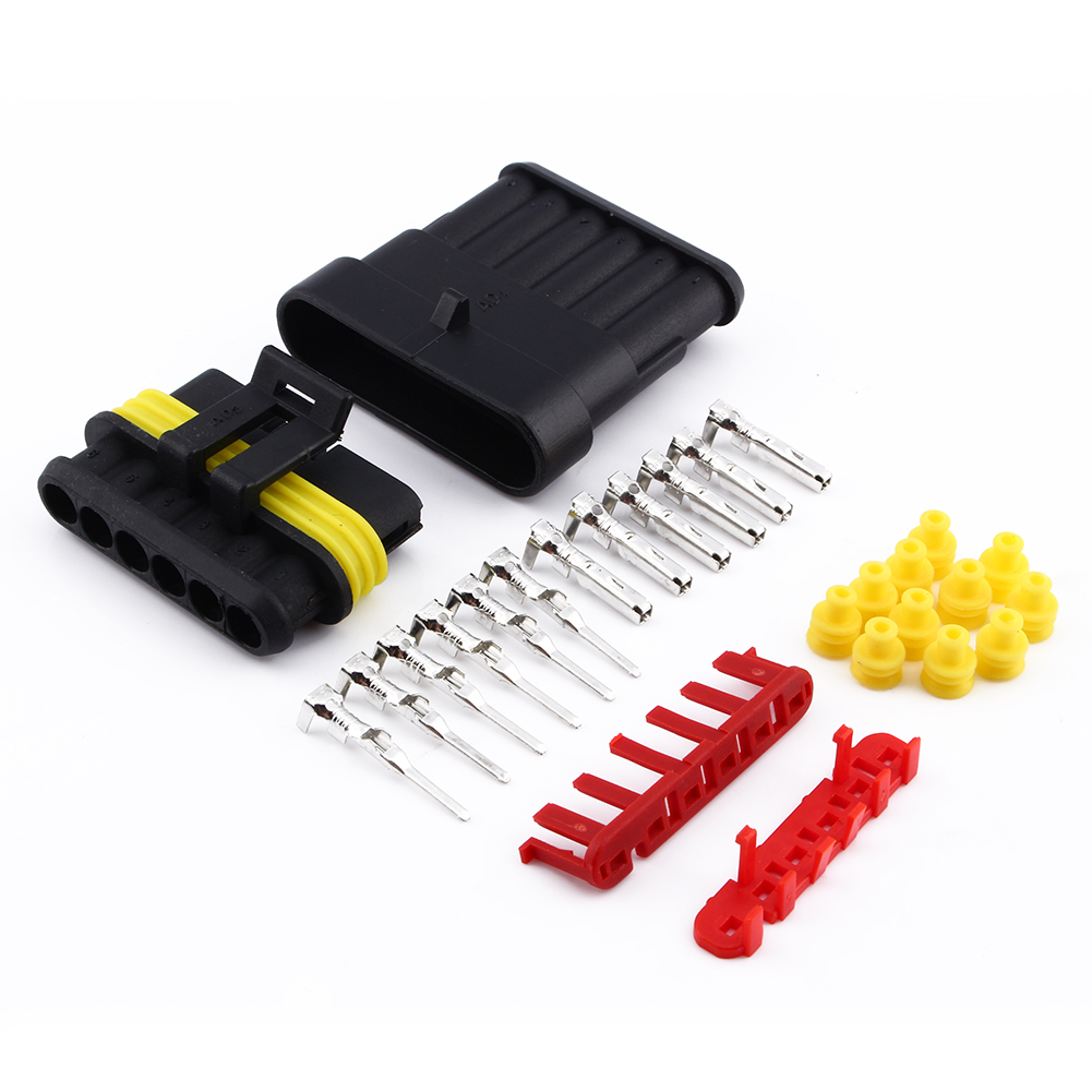 фото №12, Штекер соединитель 6p автомобильные wodoodporne разъёмы męskie i żeńskie