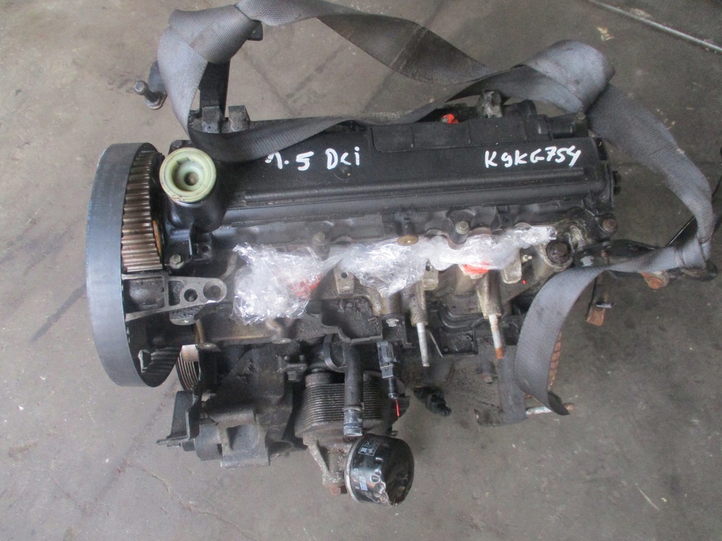 фото №1, Двигатель 1.5 dci renault dacia nissan блок двигателя k9kg754