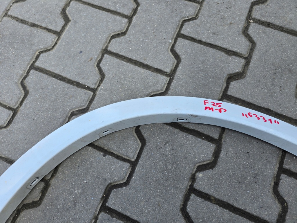 фото №6, Молдинг крыла правый перед bmw x3 f25 x4 f26 m набор