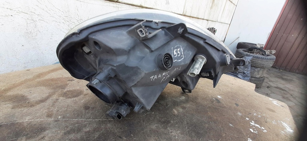 фото №8, Лампа фара правий перед передній lift uk renault trafic ii 8200701366