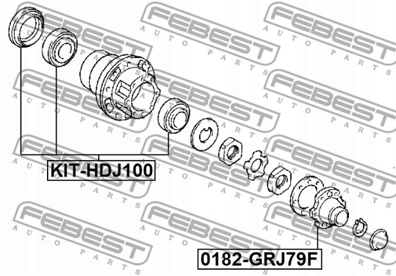 фото №2, Ступиця колеса перед do toyota land cruiser