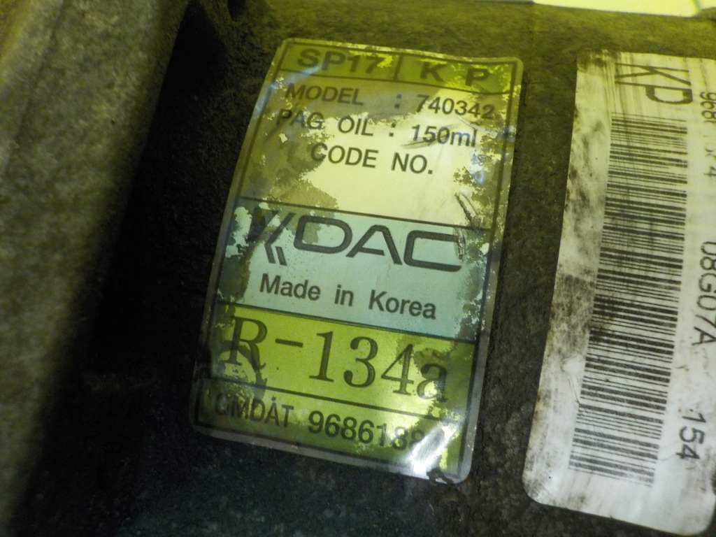 фото №6, Captiva antara 2.0 vcdi 09r 150km z20s1 компрессор кондиционера 96861884